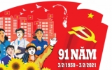 91 năm ngày thành lập Ðảng Cộng sản Việt Nam (3/2/1930 - 3/2/2021)