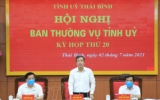 Ban Thường vụ Tỉnh ủy thảo luận một số nội dung quan trọng về tình hình kinh tế - xã hội của tỉnh