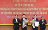 Công bố các quyết định của Ban Thường vụ Tỉnh ủy và HĐND tỉnh về công tác cán bộ 