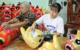 Gìn giữ nét đẹp nghề làm lân truyền thống 