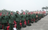 Hôm nay (13/2),  3.086 thanh niên Thái Bình lên đường thực hiện nghĩa vụ quân sự