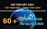 Hôm nay, 23/3, Giờ Trái đất diễn ra từ 20h30 - 21h30 