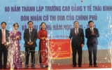 Kỷ niệm 60 năm thành lập, Trường Cao đẳng Y tế Thái Bình đón nhận cờ thi đua của Chính phủ và khai giảng năm học 2020- 2021 