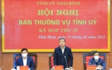 Tháo gỡ các điểm nghẽn một cách thực chất để tỉnh Thái Bình có bước phát triển nhanh, bền vững trong năm 2022 và những năm tiếp theo