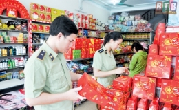 Thái Thụy tăng cường kiểm tra thị trường dịp tết Trung thu