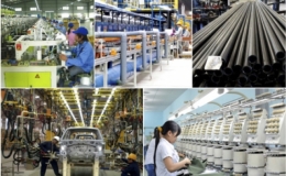 Sản xuất công nghiệp tăng cao so với năm trước