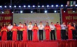 Tiền Hải khai mạc Hội chợ triển lãm, xúc tiến thương mại hàng Việt