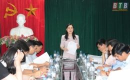 Ban Văn hóa - Xã hội, HĐND tỉnh giám sát tại Sở Lao động - Thương binh và Xã hội