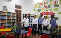 Ban Kinh tế ngân sách HĐND tỉnh giám sát đề án phát triển văn hóa đọc trong nhà trường