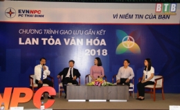 Công ty Điện lực Thái Bình tổ chức giao lưu gắn kết lan tỏa văn hóa EVNNPC năm 2018