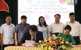 Ký kết thỏa thuận hợp tác đào tạo kỹ năng đặc định