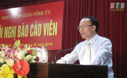 Hội nghị báo cáo viên tháng 10 năm 2019