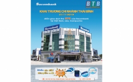 Sacombank khai trương Chi nhánh Thái Bình