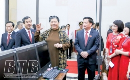 Một số hoạt động của các đại biểu tại Đại hội đại biểu Đảng bộ tỉnh lần thứ XX