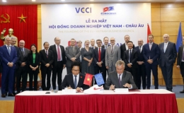 Ra mắt Hội đồng doanh nghiệp Việt Nam - châu Âu