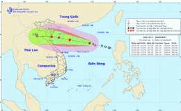 TIn bão khẩn cấp (Cơn bão số 7 hồi 19h ngày 12/10/2020)