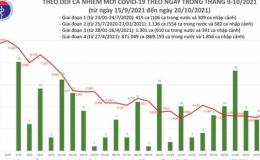 Ngày 20/10, thêm 3.646 ca mắc Covid-19 mới tại 50 tỉnh, thành phố