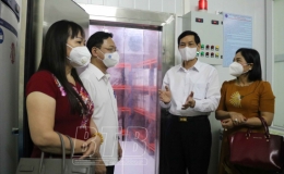Nghiệm thu và chứng kiến vận hành kho lạnh bảo quản vắc-xin phòng Covid-19