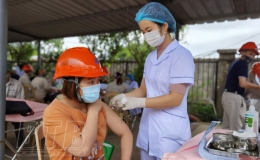 Quỳnh Phụ: Hoàn thành trên 17.000 mũi tiêm vắc-xin phòng Covid-19 đợt 13