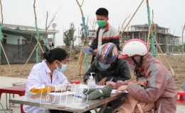 Quỳnh Phụ: Rà soát, xét nghiệm, quản lý người liên quan tới Bệnh viện Hữu nghị Việt Đức