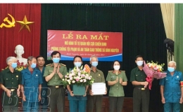 Ra mắt mô hình “Tổ tự quản Hội CCB phòng, chống tội phạm và an toàn giao thông” xã Bình Nguyên