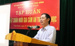 Tập huấn kỹ thuật chăn nuôi gia cầm an toàn sinh học