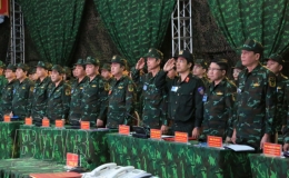 HĐND tỉnh diễn tập ra nghị quyết lãnh đạo chuyển địa phương vào trạng thái thời chiến
