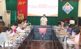 Kiểm tra việc thực hiện quy chế dân chủ ở cơ sở tại Sở Giáo dục và Đào tạo
