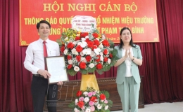 Thông báo quyết định bổ nhiệm Hiệu trưởng Trường Cao đẳng Sư phạm Thái Bình