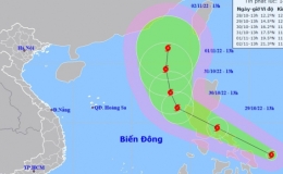Tin bão gần biển Đông (bão Nalgae)