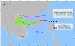 Tin bão trên biển Đông (Cơn bão số 6)
