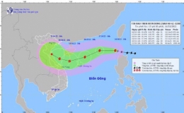 Tin bão trên biển Đông (Cơn bão số 6)