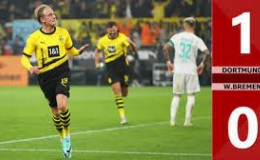 Bàn thắng Dortmund vs W.Bremen: 1-0 (Vòng 8 Bundesliga 2023/24)