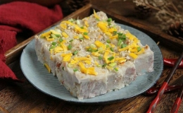 Bánh khoai môn đúc thịt thơm ngon