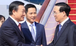 Chủ tịch nước Võ Văn Thưởng bắt đầu tham dự Diễn đàn cấp cao hợp tác quốc tế “Vành đai và Con đường” lần thứ 3