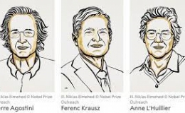 Giải Nobel Vật Lý 2023 vinh danh 3 nhà khoa học Pierre Agostini, Ferenc Krausz và Anne L' Huillier