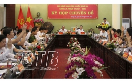 HĐND huyện Hưng Hà: Tổ chức kỳ họp chuyên đề bầu bổ sung chức danh Phó Chủ tịch HĐND huyện