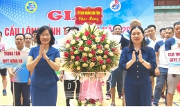 Khai mạc giải cầu lông tỉnh Thái Bình