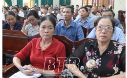 Tập huấn về hội nhập kinh tế quốc tế cho nông dân Vũ Thư