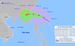 Tin bão gần biển Đông (Cơn bão Koinu)