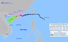 Tin b&atilde;o tr&ecirc;n biển Đ&ocirc;ng (Cơn b&atilde;o số 4)