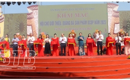 Vũ Thư: Khai mạc hội chợ giới thiệu, quảng bá sản phẩm OCOP