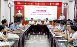 Thành ủy Thái Bình: Tiếp nhận và chuyển giao 35 tổ chức đảng
