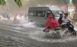 Ba miền có mưa dông, có nơi mưa rất to trên 100 mm