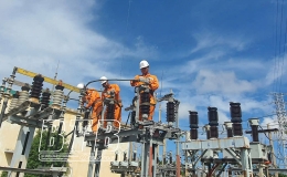 Công ty Điện lực Thái Bình: Bảo dưỡng và sửa chữa lớn trạm biến áp 110 kV Tiền Hải