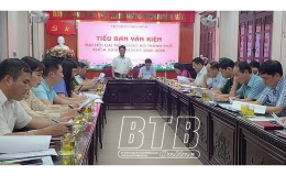 Họp Tiểu ban Văn kiện Đại hội đại biểu Đảng bộ thành phố Thái Bình lần thứ XXIX, nhiệm kỳ 2025 - 2030