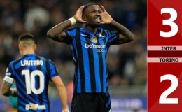 Kết quả bàn thắng Inter vs Torino: 3-2 (Vòng 7 Serie A 2024/25)