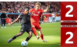 Kết quả bàn thắng Leverkusen vs Holstein Kiel: 2-2 (Vòng 6 Bundesliga 2024/25)