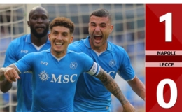 Kết quả bàn thắng Napoli vs Lecce: 1-0 (Vòng 9 Serie A 2024/25)
