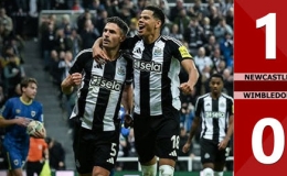 Kết quả bàn thắng Newcastle vs Wimbledon: 1-0 (Vòng 3 Cúp Liên đoàn Anh 2024/25)